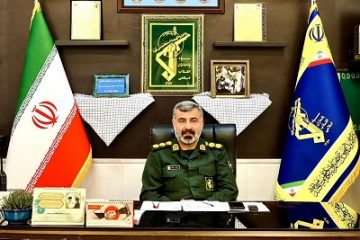 پیام فرمانده ناحیه مقاومت بسیج شهرستان نکا به مناسبت هفته بسیج