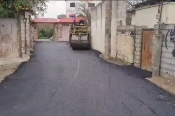 آسفالت ۳۰هزارمتر معابر شهری شهر بابکان آمل