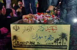 تشییع پرشور شهید خوشنام در ۶۸ مین شب از حماسه‌آفرینی مردم چمستان