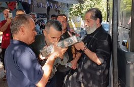 اعزام کاروان زیارت مشهد مقدس توسط هیئت خامس آل عبا