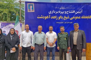 کتابخانه آهودشت با حمایت دهیاری و شورای اسلامی تجهیز شد